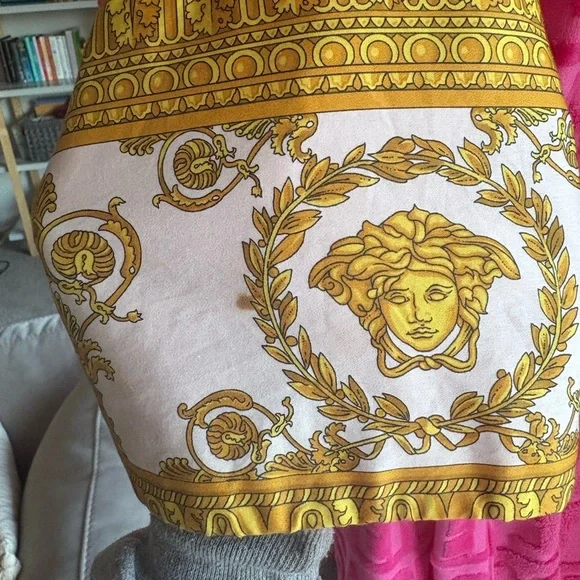 Versace Pink and Gold Robe